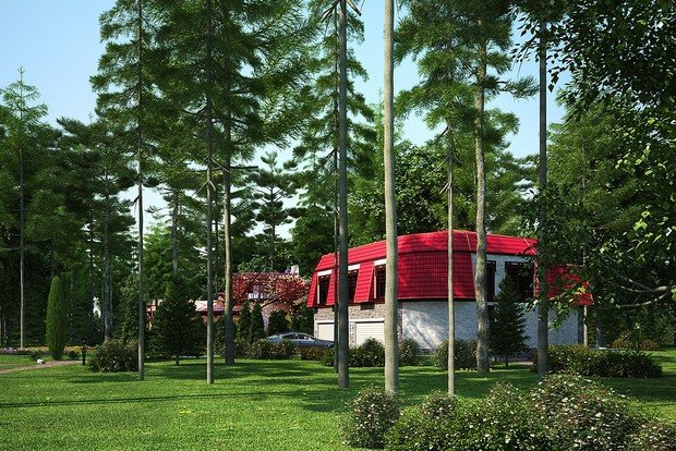 Фото из портфолио Ландшафт на участке загородного дома – фотографии дизайна интерьеров на INMYROOM