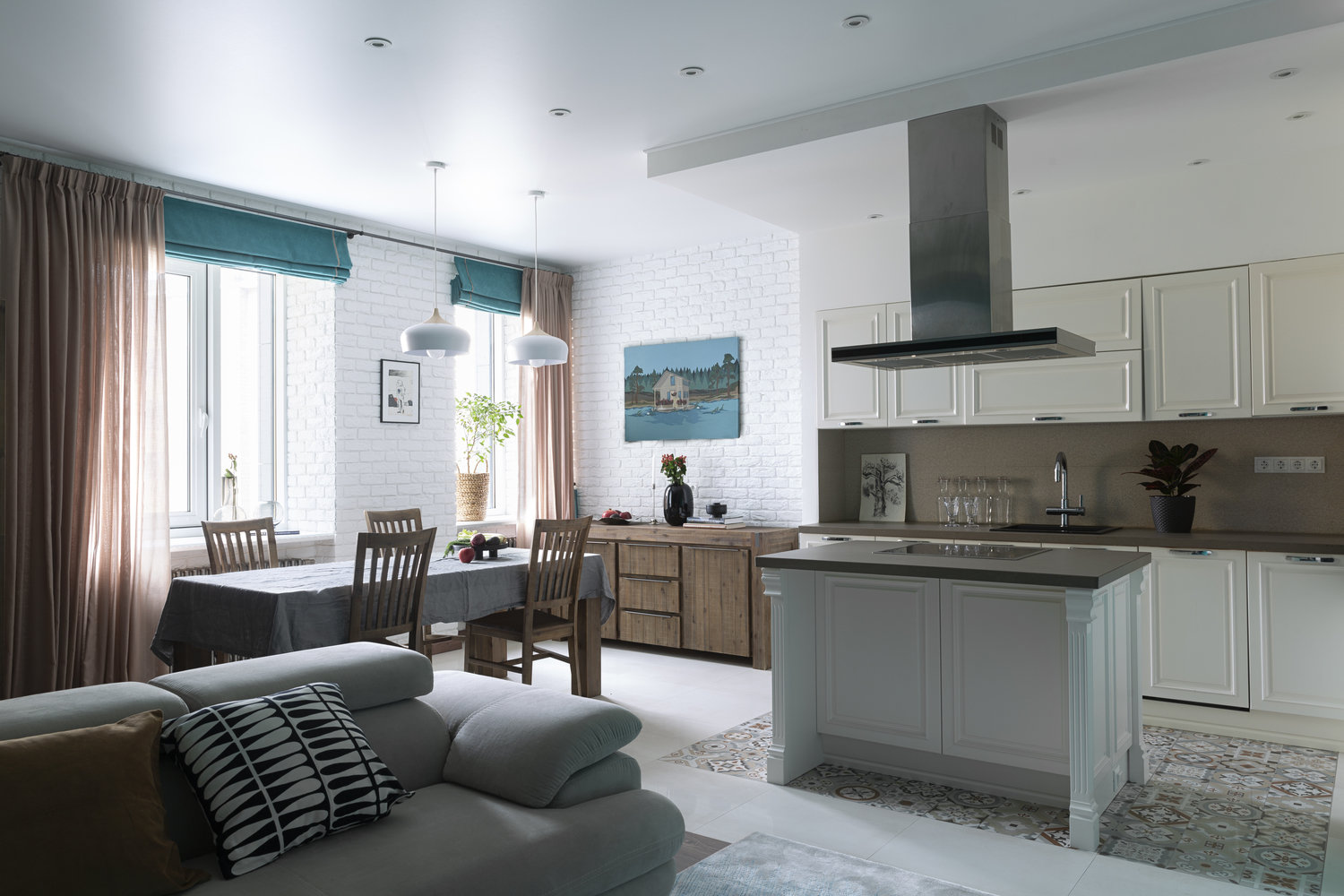 Фотография: Кухня и столовая в стиле Классический, Современный, Квартира, Проект недели, Москва, 4 и больше, Более 90 метров, Наталия Васильева – фото на INMYROOM Фотография: Кухня и столовая в стиле Классический, Современный, Квартира, Проект недели, Москва, 4 и больше, Более 90 метров, Наталия Васильева – фото на INMYROOM