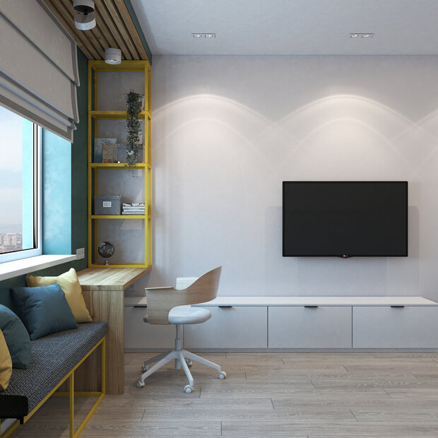 Фото из портфолио Квартира в ЖК Москвы – фотографии дизайна интерьеров на INMYROOM