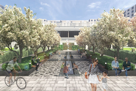 Проект благоустройства внутренней территории (двора)