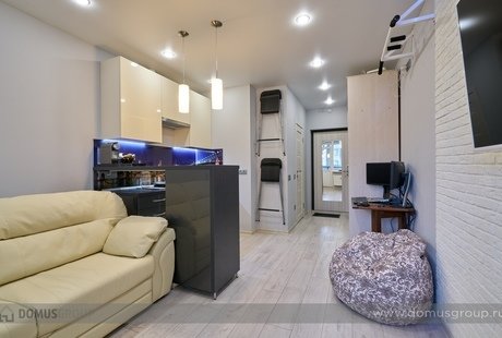 Ремонт студии в ЖК "Краски Лета"