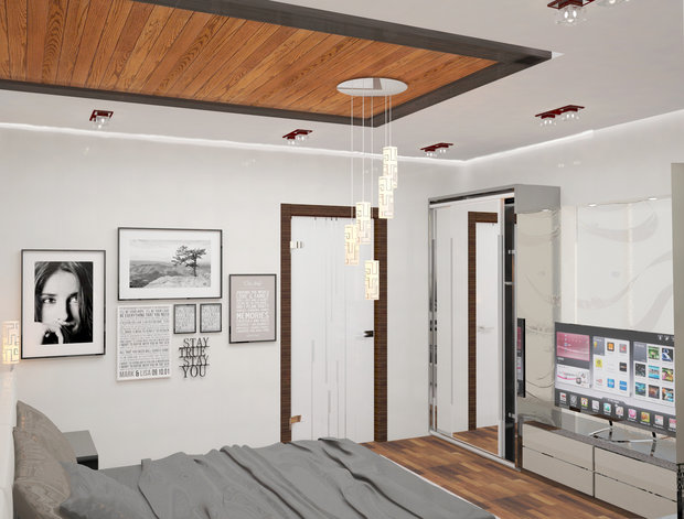 Фото из портфолио Спальня в стиле "хай тек" – фотографии дизайна интерьеров на INMYROOM