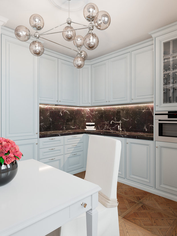 Фото из портфолио Невесомая классика – фотографии дизайна интерьеров на INMYROOM