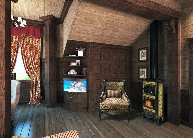 Фотография: Гостиная в стиле Прованс и Кантри – фото на INMYROOM