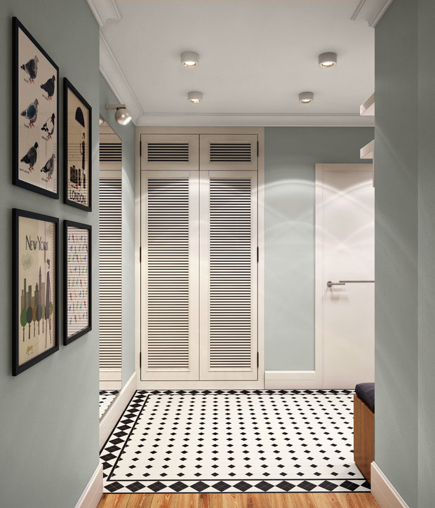 Фото из портфолио Медовая геометрия – фотографии дизайна интерьеров на INMYROOM
