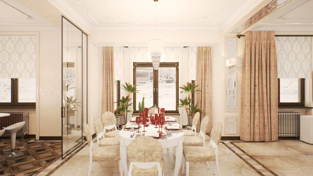 Фотография: Кухня и столовая в стиле Классический, Эклектика – фото на INMYROOM