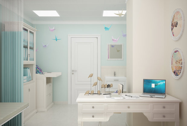 Фото из портфолио Кабинет педиатра  – фотографии дизайна интерьеров на INMYROOM