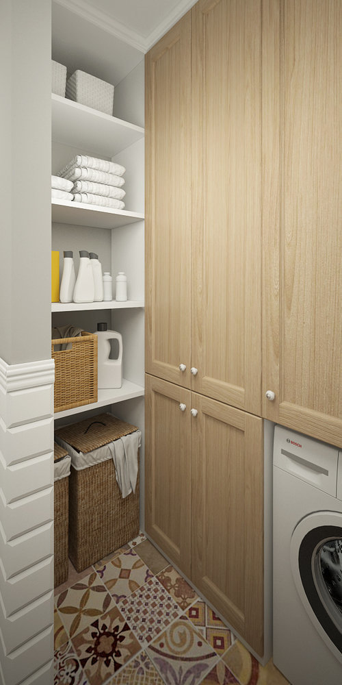 Фотография: Ванная в стиле Скандинавский, Квартира, Проект недели, Зеленоград, Монолитный дом, 3 комнаты, 60-90 метров, Софья Петрухина – фото на INMYROOM