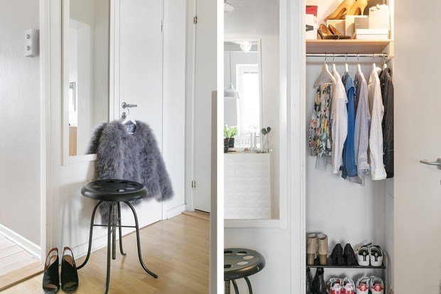 Фотография: Гардеробная в стиле Скандинавский, Декор интерьера, Квартира – фото на INMYROOM