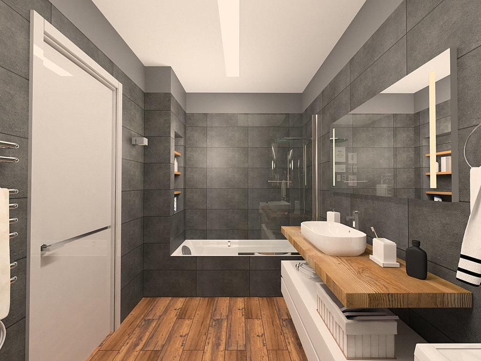 Дизайн: дизайн-бюро DEPO
Отделка стен: керамический гранит Kerama Marazzi, серия «Легион» Дизайн: дизайн-бюро DEPO
Отделка стен: керамический гранит Kerama Marazzi, серия «Легион»