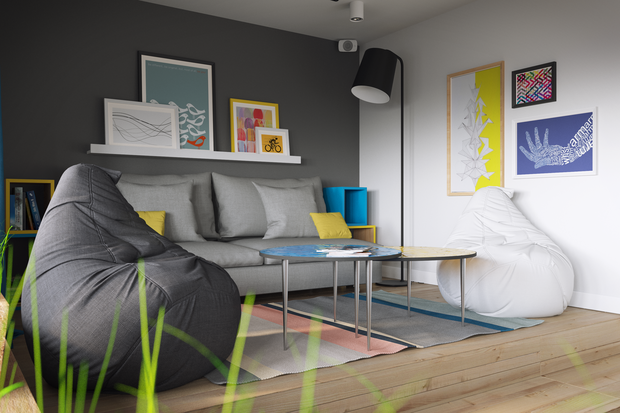 Фотография: Гостиная в стиле Скандинавский, Современный – фото на INMYROOM