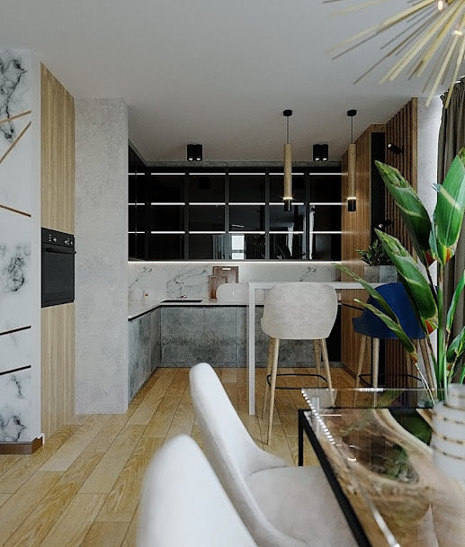 Фото из портфолио Квартира в Парк Авеню 122 кв.м. – фотографии дизайна интерьеров на INMYROOM