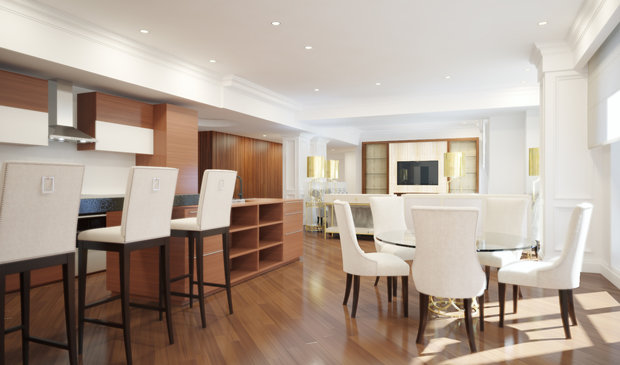 Фото из портфолио Boston Apartment – фотографии дизайна интерьеров на INMYROOM