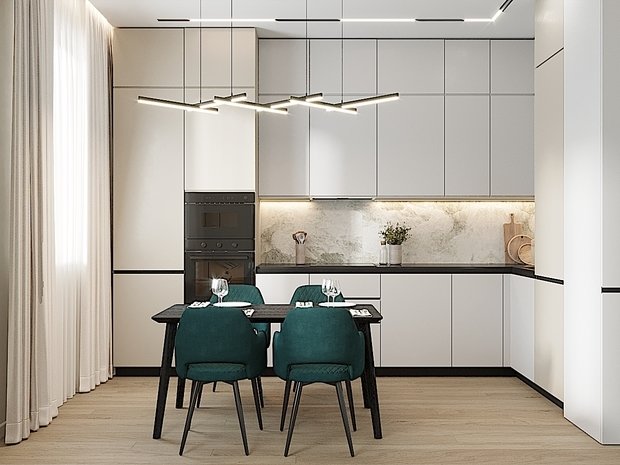 Фотография: Кухня и столовая в стиле Современный, Минимализм – фото на INMYROOM