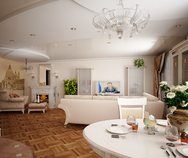 Фото из портфолио neoclassica – фотографии дизайна интерьеров на INMYROOM