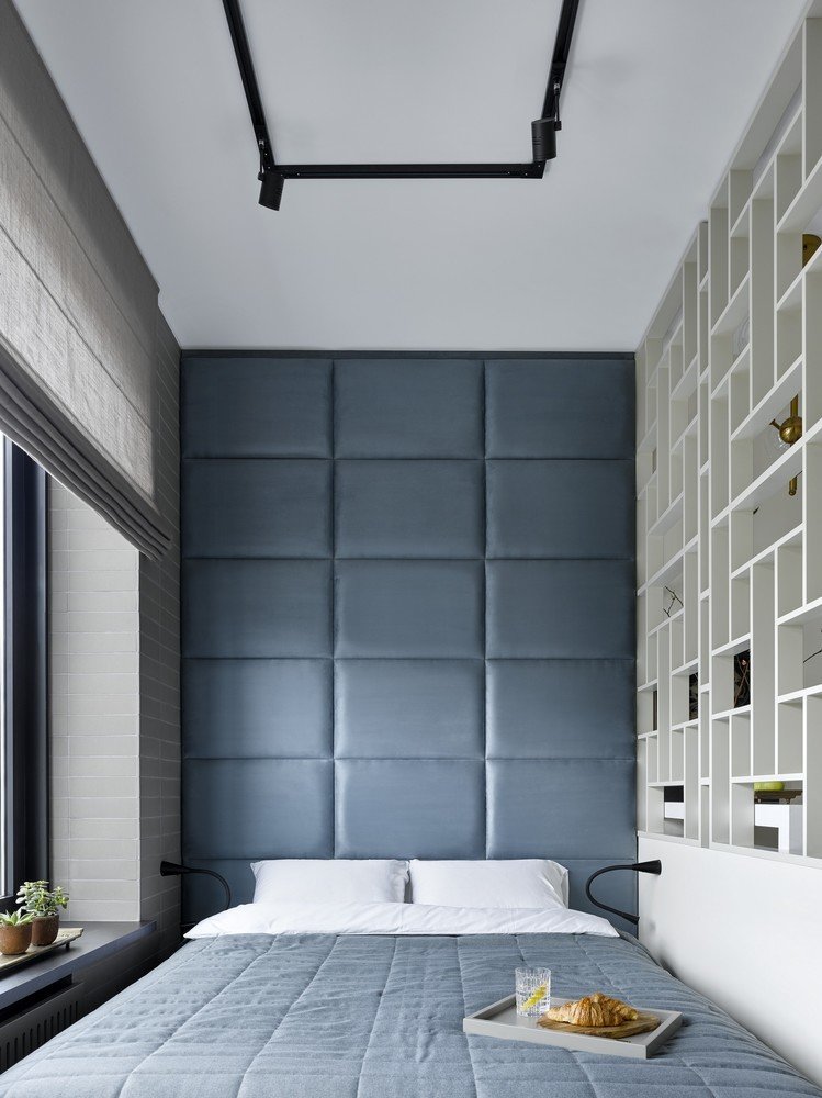 Фотография: Спальня в стиле Современный, Малогабаритная квартира, Квартира, Студия, Проект недели, Москва, до 40 метров, Оксана Станиславова, Алена Дзуцева – фото на INMYROOM Фотография: Спальня в стиле Современный, Малогабаритная квартира, Квартира, Студия, Проект недели, Москва, до 40 метров, Оксана Станиславова, Алена Дзуцева – фото на INMYROOM