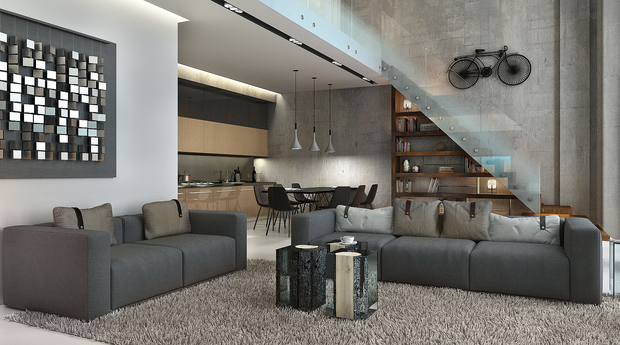 Фото из портфолио Апартаменты премиум класса в РАССВЕТ LOFT*STUDIO – фотографии дизайна интерьеров на INMYROOM