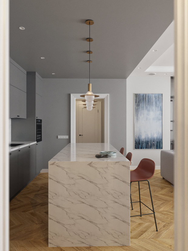 Фото из портфолио EMERALD FLAT – фотографии дизайна интерьеров на INMYROOM