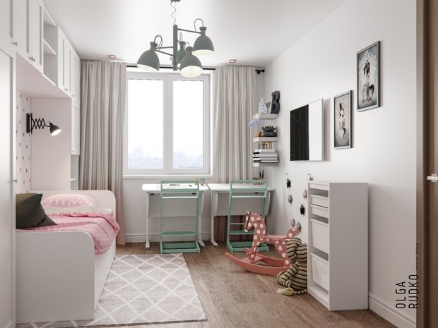 Фото из портфолио Детские  – фотографии дизайна интерьеров на INMYROOM