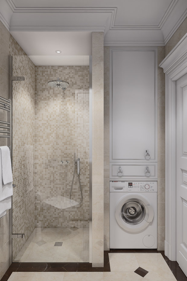 Фото из портфолио Нежная классика – фотографии дизайна интерьеров на INMYROOM