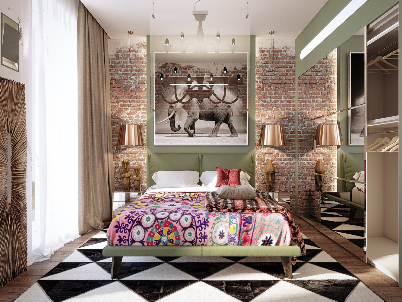 Фотография: Спальня в стиле Эклектика, Проект недели, Подмосковье, Таунхаус, Дарья Василькова – фото на INMYROOM Фотография: Спальня в стиле Эклектика, Проект недели, Подмосковье, Таунхаус, Дарья Василькова – фото на INMYROOM