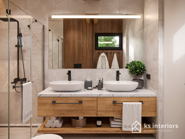 Фото из портфолио Дом в КП Плесково – фотографии дизайна интерьеров на INMYROOM