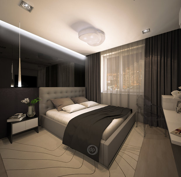 Фото из портфолио Семейный минимализм. Игра цвета. – фотографии дизайна интерьеров на INMYROOM