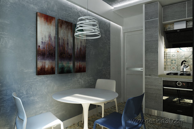 Фото из портфолио Интерьер кухни 9 кв.м. – фотографии дизайна интерьеров на InMyRoom.ru