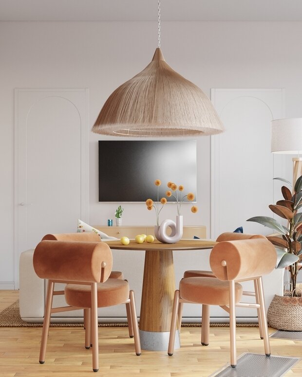 Фотография: Кухня и столовая в стиле Современный, Эко, Бохо, Квартира, Проект дня, Москва, 3 комнаты, 60-90 метров, terracotta.buro, Илона Рафикова – фото на INMYROOM