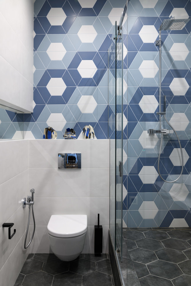 Фотография: Ванная в стиле Современный, Квартира, Проект недели, Новосибирск, 4 и больше, Более 90 метров, Dizart – фото на INMYROOM Фотография: Ванная в стиле Современный, Квартира, Проект недели, Новосибирск, 4 и больше, Более 90 метров, Dizart – фото на INMYROOM