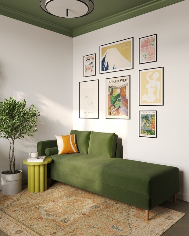 Фотография: Кабинет в стиле Современный, Эклектика, Квартира, Проект дня, Москва, Монолитный дом, 40-60 метров, ЖК «Holland Park», Гера Остин, Анна Лаковская – фото на INMYROOM