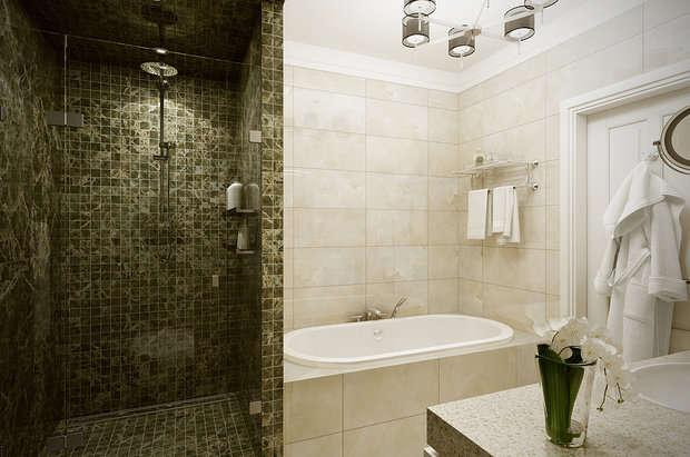 Фото из портфолио Американская классика в Ленинградской области. – фотографии дизайна интерьеров на INMYROOM