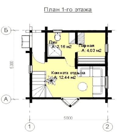Фото из портфолио Баня – фотографии дизайна интерьеров на InMyRoom.ru