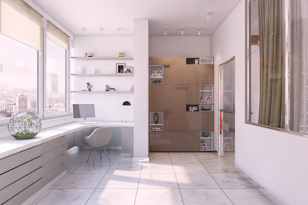 Фото из портфолио Современное пространство для двоих – фотографии дизайна интерьеров на INMYROOM