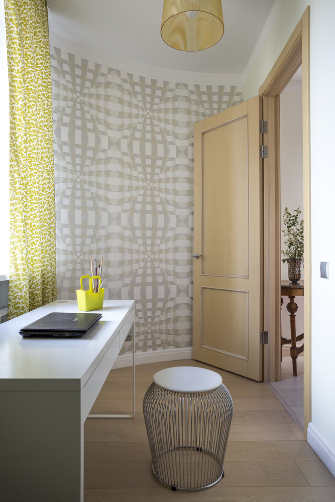 Фотография: Кабинет в стиле Современный, Квартира, Проект недели, Москва, Евгений Кулибаба, Монолитный дом, 2 комнаты, 40-60 метров, Мария Черкасова – фото на INMYROOM Фотография: Кабинет в стиле Современный, Квартира, Проект недели, Москва, Евгений Кулибаба, Монолитный дом, 2 комнаты, 40-60 метров, Мария Черкасова – фото на INMYROOM