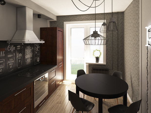 Фото из портфолио Квартира молодого холостяка – фотографии дизайна интерьеров на INMYROOM