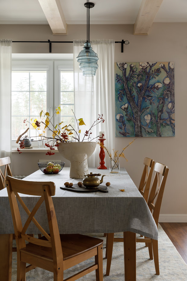 Фотография: Кухня и столовая в стиле Прованс и Кантри, Современный, Дом, Проект недели, Дача, Дом и дача, Ленинградская область, 4 и больше, Более 90 метров, Елена Горячева, Студия «Мистер Дизайн» – фото на INMYROOM