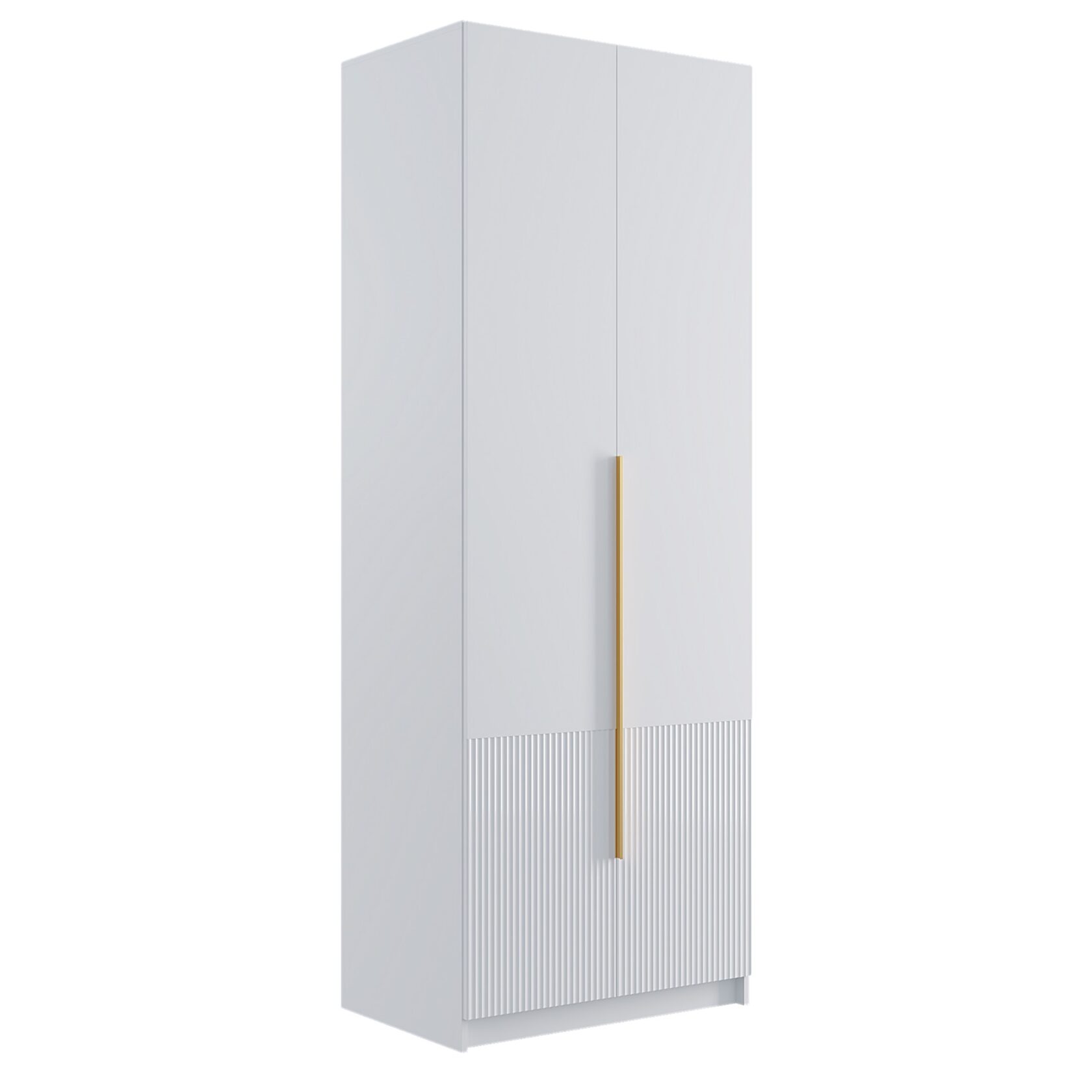 Распашной шкаф Нео белого цвета