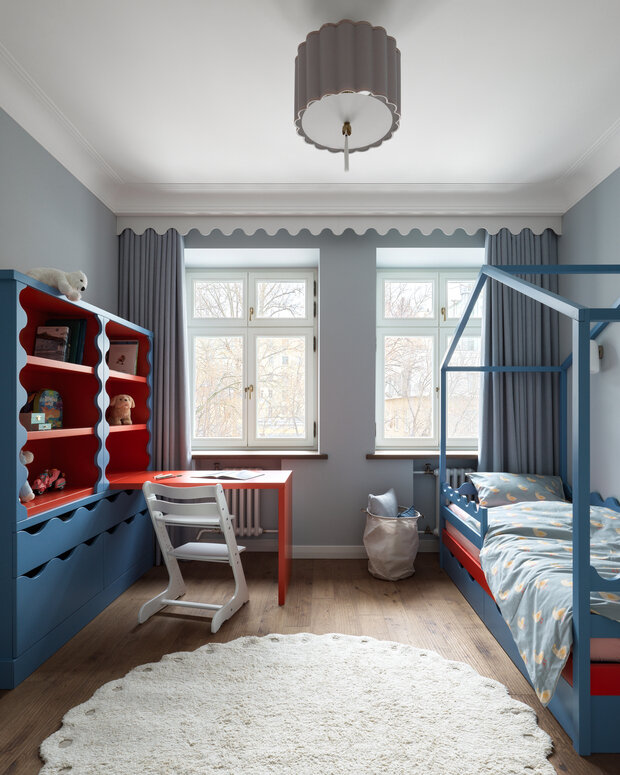 Фотография: Детская в стиле Современный, Классический, Квартира, Проект дня, Москва, Кирпичный дом, 4 и больше, 60-90 метров, Винтажный, Мария Ефанова – фото на INMYROOM