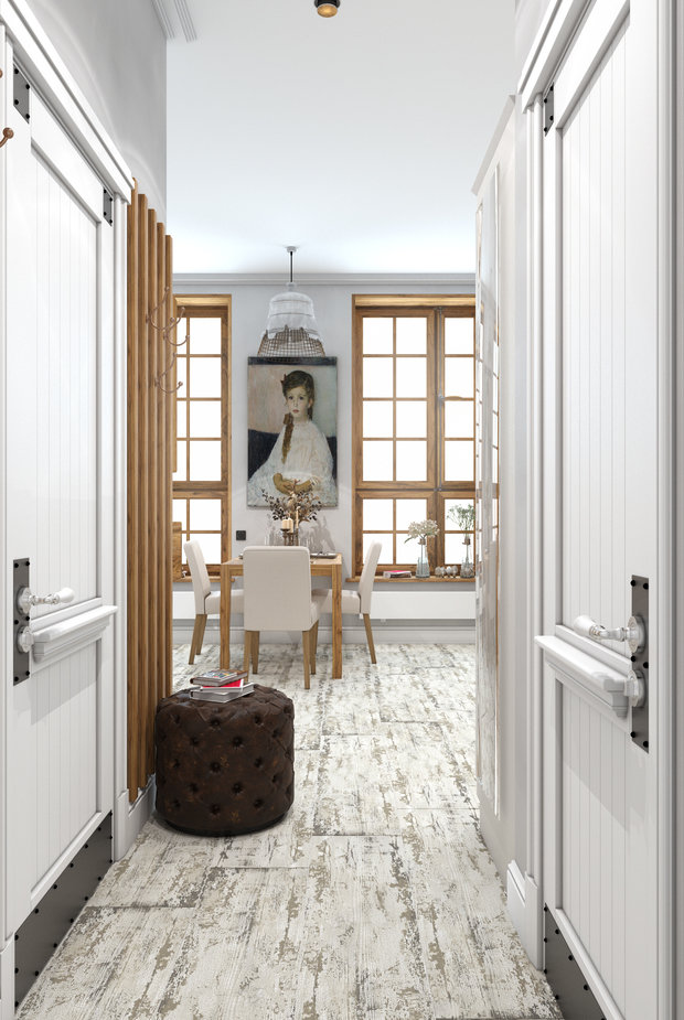 Фотография: Прихожая в стиле Скандинавский, Малогабаритная квартира, Квартира, Марина Саркисян, 1 комната, до 40 метров – фото на INMYROOM