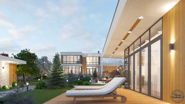 Фото из портфолио Проект двухэтажного индивидуального дома – фотографии дизайна интерьеров на INMYROOM