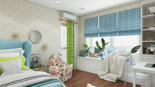 Фото из портфолио Интерьер детской комнаты для девочки II – фотографии дизайна интерьеров на INMYROOM