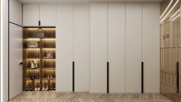 Фото из портфолио Квартира на Красной Пресне – фотографии дизайна интерьеров на INMYROOM