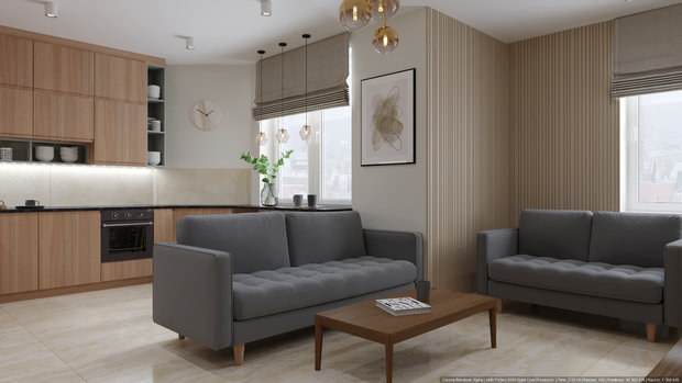 Фото из портфолио Квартира на Нахимовском – фотографии дизайна интерьеров на INMYROOM