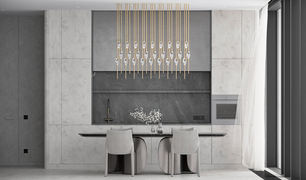 Фото из портфолио ЖК Capital Towers - Дизайн интерьера квартиры 100 м.кв. – фотографии дизайна интерьеров на INMYROOM