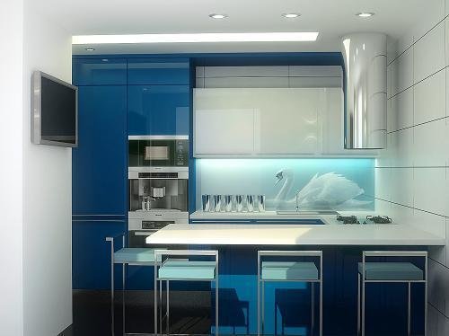 Фотография: Кухня и столовая в стиле Современный, Хай-тек – фото на INMYROOM