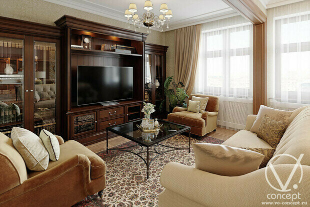 Фото из портфолио ЖК Донской Олимп. 129 м.кв. – фотографии дизайна интерьеров на INMYROOM