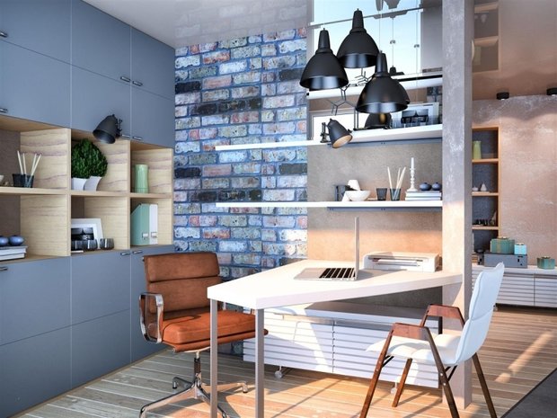 Фото из портфолио Офис в стиле Loft г.Тюмень – фотографии дизайна интерьеров на INMYROOM