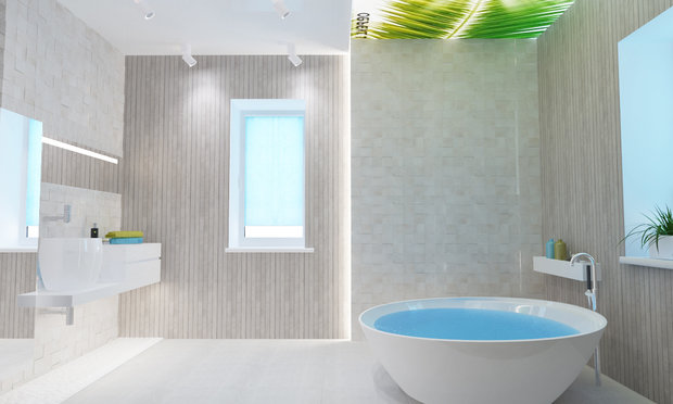 Фото из портфолио Ванная в экостиле – фотографии дизайна интерьеров на INMYROOM