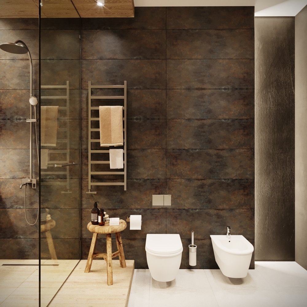 Фотография: Ванная в стиле Современный, Лофт, Квартира, Проект недели, Подмосковье, Московская область, Реутов, Кирпичный дом, 3 комнаты, Более 90 метров, Владислав Седов, Наталья Вороненко, LINES – фото на INMYROOM Фотография: Ванная в стиле Современный, Лофт, Квартира, Проект недели, Подмосковье, Московская область, Реутов, Кирпичный дом, 3 комнаты, Более 90 метров, Владислав Седов, Наталья Вороненко, LINES – фото на INMYROOM